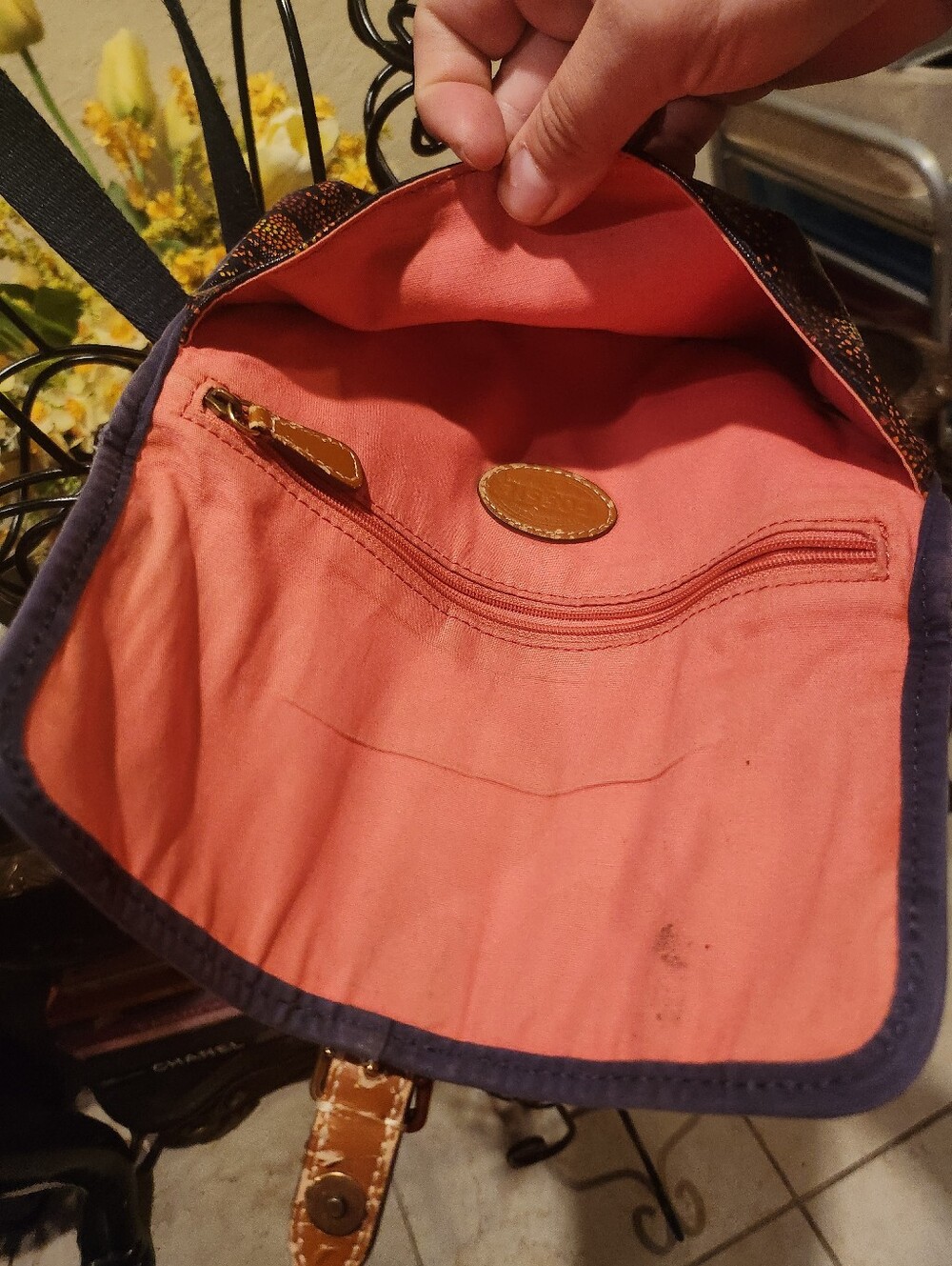 Fossil coated canvas crossbody bag - Picture 6 of 6